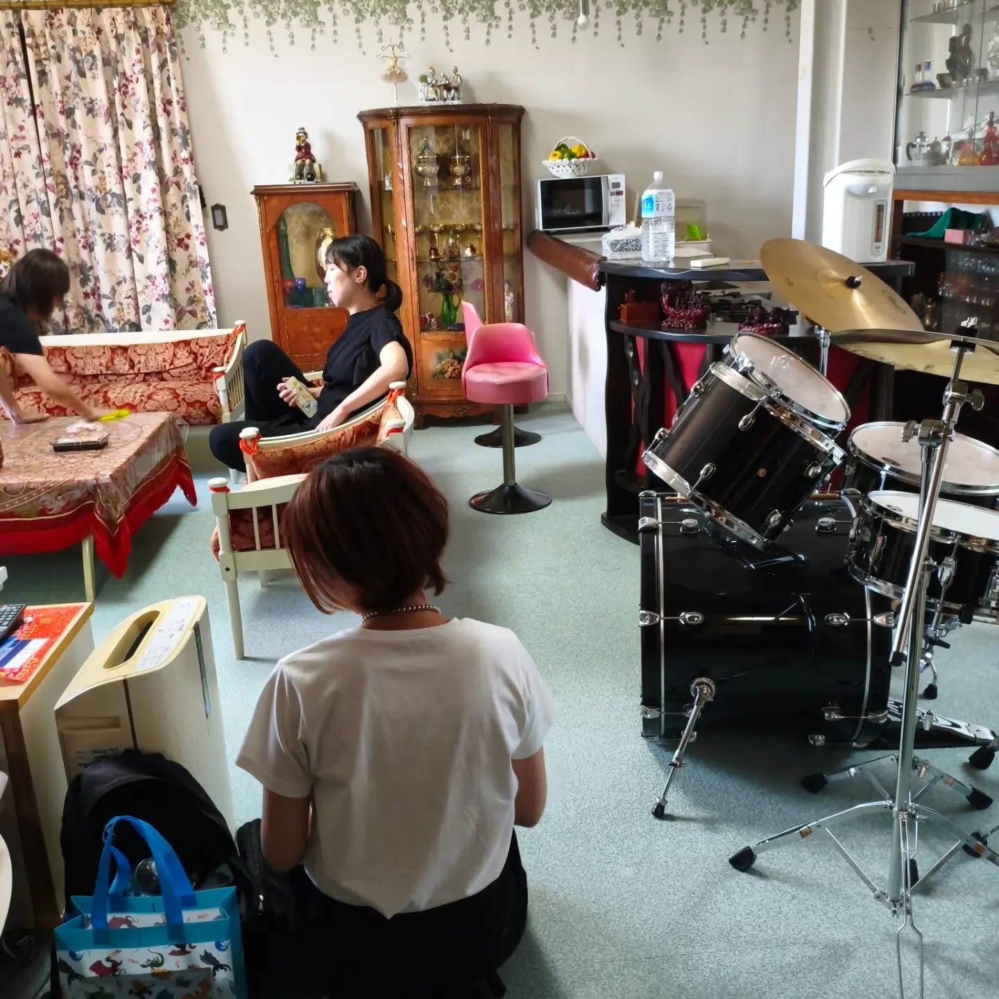 H8.6.21  今日は母の３回忌　子供達も勢揃い