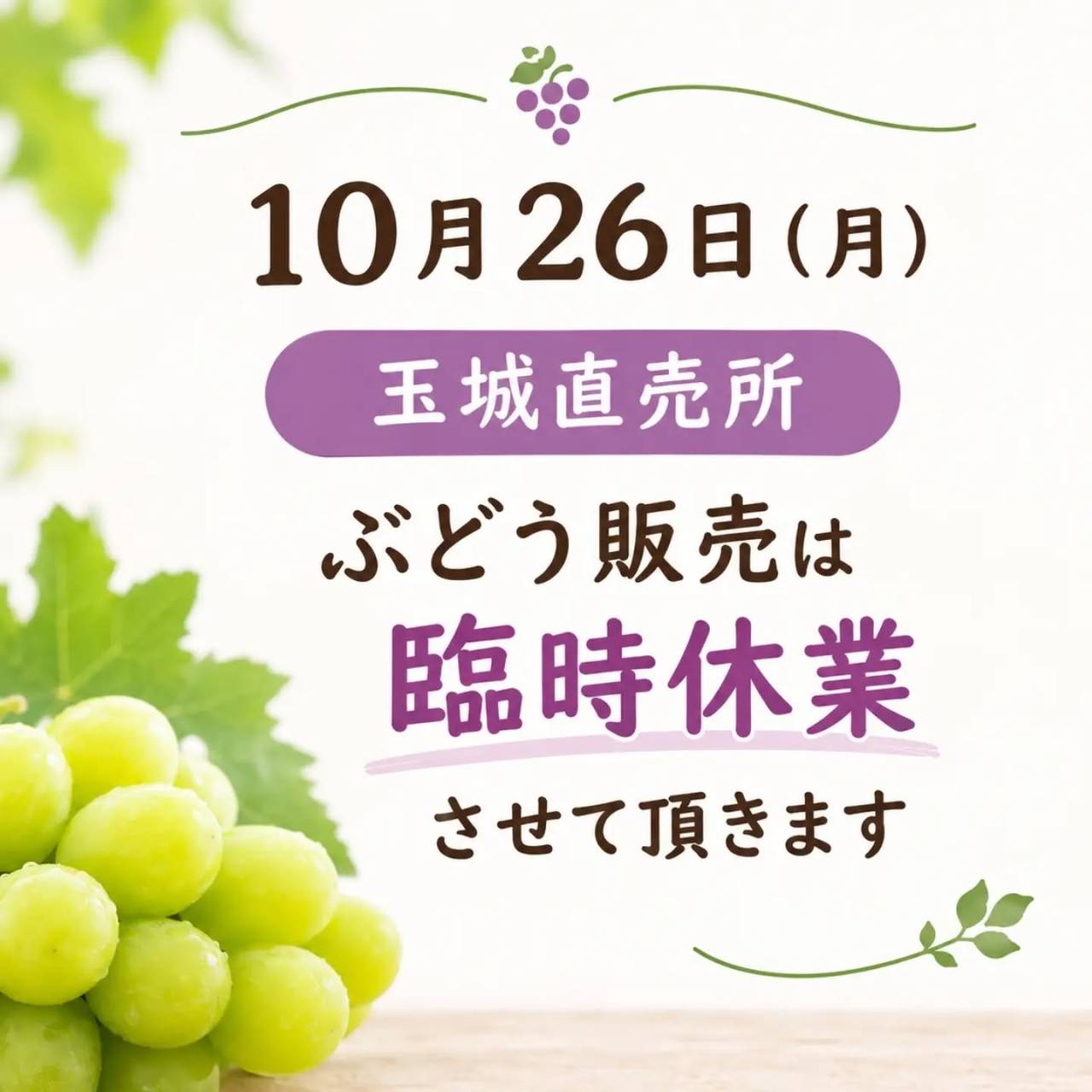 10月25日（日）
